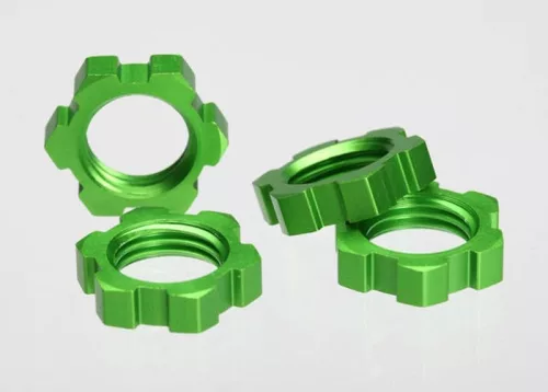 Kerékanya Alumínium zöld 17mm (4)