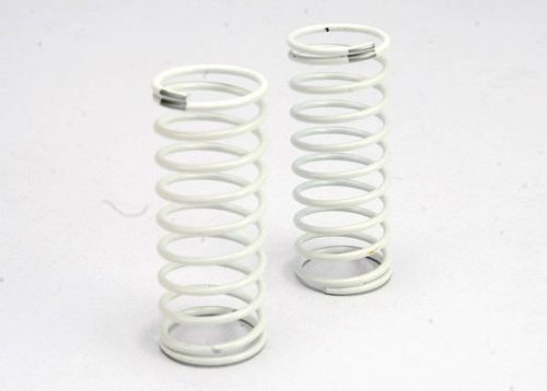 GTR Dämpfer-Feder weiß hinten (1.2 rate silber) (2)