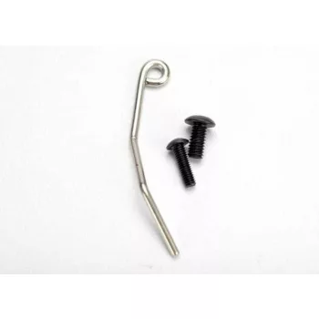 Fém kipufogó tartókonzol TRAXXAS Jato-hoz