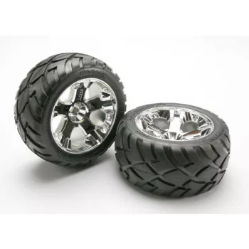   Anaconda gumiabroncsok 2.8 króm felniken hátul (2 db) TRAXXAS Nitro hátul/Electromos elöl/hátul