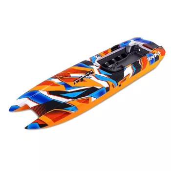Hajótest DCB M41 narancssárga/fehér TRAXXAS