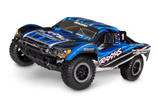 TRAXXAS Slash kék 1/10 2WD Short-Course RTR