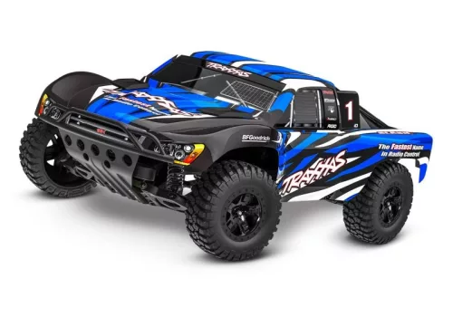 Traxxas slash kék x 1/10 2wd short-course RTR