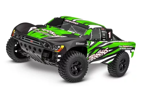 Traxxas slash zöld x 1/10 2wd short-course RTR