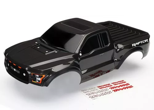 Erősített karosszéria 2017 Ford Raptor fekete TRAXXAS matricával (TRX5828 szükséges)
