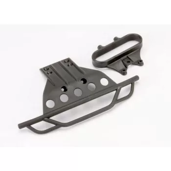   Első lökhárító konzollal, fekete, TRAXXAS Slash 2WD és VXL modellekhez