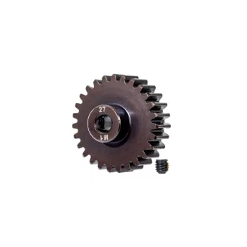   27 fogú, edzett acél motorfogaskerék 5 mm-es tengelyhez (1. modul) TRAXXAS
