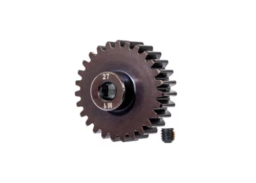 27 fogú, edzett acél motorfogaskerék 5 mm-es tengelyhez (1. modul) TRAXXAS