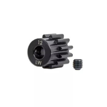   12 fogú, edzett acél motorfogaskerék 5 mm-es tengelyhez (1. modul) TRAXXAS
