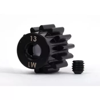   13 fogú, edzett acél motorfogaskerék 5 mm-es tengelyhez (1. modul) TRAXXAS