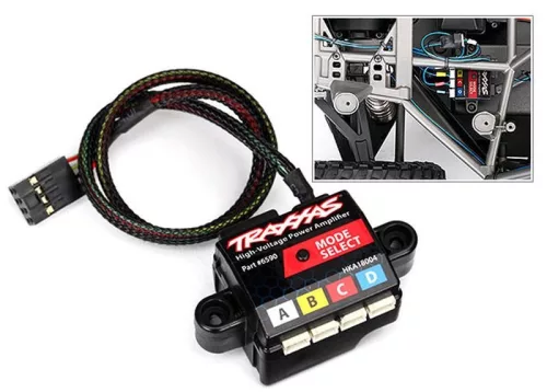 Nagyfeszültségű teljesítményerősítő 8 csatornás TRAXXAS X-Maxx, XRT, Sledge, Maxx, UDR