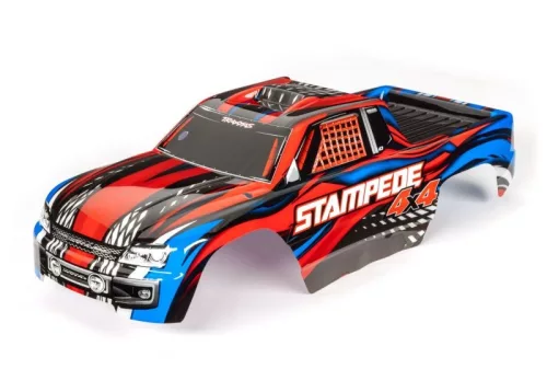 Karosszéria Stampede 4x4 piros, matricával
