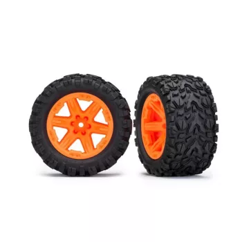   Talon EXT gumiabroncsok RXT 2.8 felniken, narancssárga (2) TRAXXAS Rustler 2WD elöl/4x4 elöl/hátul (TSM besorolású)
