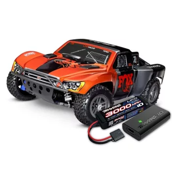 Traxxas slash 4x4 bl-2s FOX 1/10 short-course RTR np825