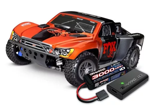 Traxxas slash 4x4 bl-2s FOX 1/10 short-course RTR np825