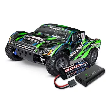 Traxxas slash 4x4 bl-2s zöld 1/10 short-course RTR np825