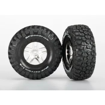   BFGoodrich S1 gumiabroncsok 2.2/3.0 szatén króm/fekete felniken (2) TRAXXAS Slash 2WD hátul, Slash 4x4 elöl/hátul