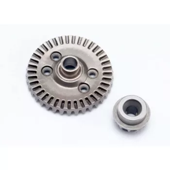   Differenciálmű tányérkerék 37 fogú, 13 fogú kúpfogaskerékkel hátsó TRAXXAS 4x4&VXL Rustler, Slash, Stampede, Hoss, 4-Tec, X0-1