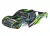 Slash 4x4 zöld karosszéria matricákkal és TRAXXAS clipless rögzítőkkel