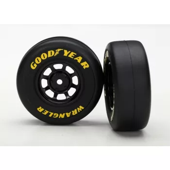   Goodyear gumiabroncsok 1.9-es felniken, fekete színben (2 db) TRAXXAS 1/16 Rally