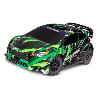 TRAXXAS Ford Fiesta ST zöld 1/10 Rally VXL RTR