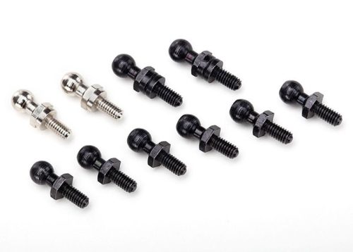 Pivot balls schwarz (6), silber (2), schwarz lang (2)