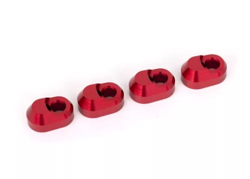 Lengőkar csaptartók (4) Alumínium piros TRAXXAS X-Maxx, XRT, Maxx
