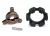 Cush Drive Key és elasztomer lengéscsillapító, csappal TRAXXAS X-Maxx, XRT-hez