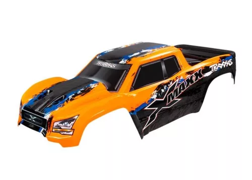karosszéria X-Maxx narancssárga, matricákkal