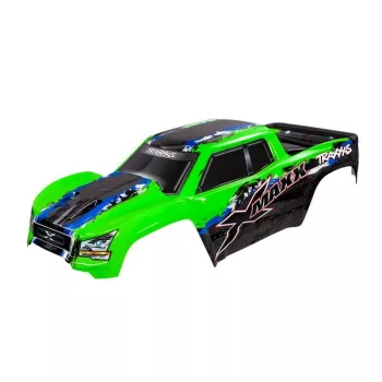 karosszéria X-Maxx zöld,matricákkal