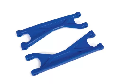 Erősített felső lengőkarok, kék, bal/jobb, elöl/hátul (2) TRAXXAS X-Maxx