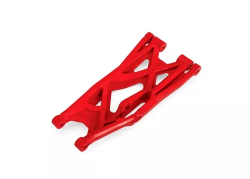 Erősített jobb alsó lengőkar, piros, elöl/hátul (1) TRAXXAS X-Maxx