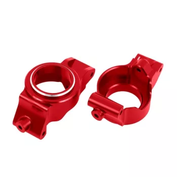   Első görgőblokkok, alumínium, piros, TRAXXAS XRT, X-Maxx-hoz