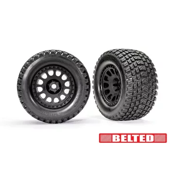   Gravix BELTED gumiabroncs XRT felnire, fekete, 24 mm (2) TRAXXAS X-Maxx, XRT-hez