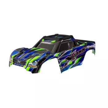 Karosszéria X-MAXX zöld komplett TRAXXAS