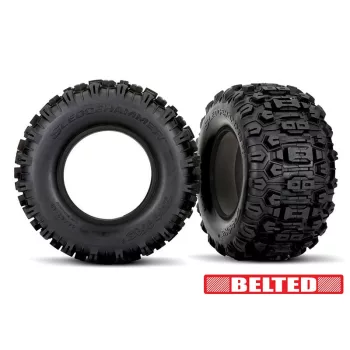   Sledgehammer BELTED 4.3x5.7 gumiabroncsok betétekkel (2) TRAXXAS X-Maxx, XRT