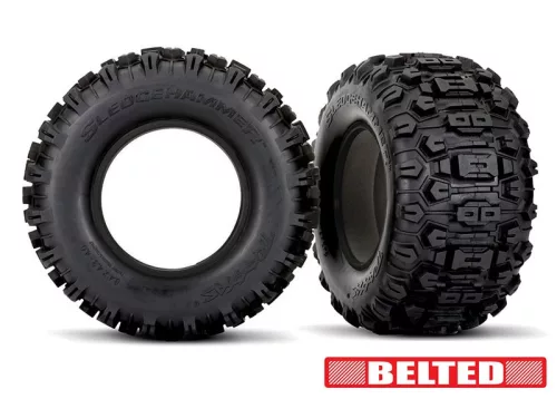 Sledgehammer BELTED 4.3x5.7 gumiabroncsok betétekkel (2) TRAXXAS X-Maxx, XRT