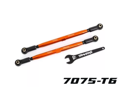 Wide-X-Maxx összetartást állító rudak 7075-T6 alumínium narancs 188mm (2) TRAXXAS X-Maxx, XRT