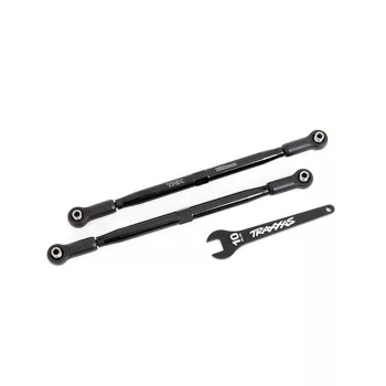   Wide-X-Maxx összetartást állító rudak 7075-T6 alumínium fekete 188mm (2) TRAXXAS X-Maxx, XRT