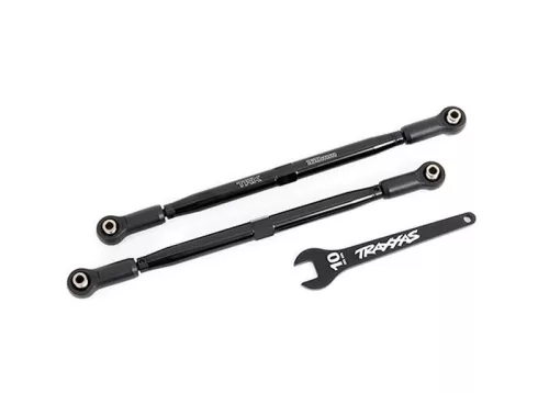 Wide-X-Maxx összetartást állító rudak 7075-T6 alumínium fekete 188mm (2) TRAXXAS X-Maxx, XRT