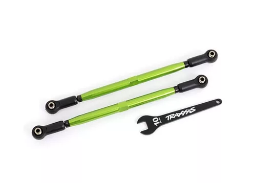 Wide-X-Maxx összetartást állító rudak 7075-T6 alumínium zöld 188mm (2) TRAXXAS X-Maxx, XRT
