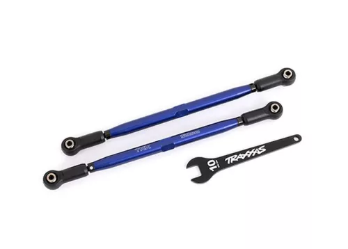 Wide-X-Maxx összetartást állító rudak 7075-T6 alumínium kék 188mm (2) TRAXXAS X-Maxx, XRT