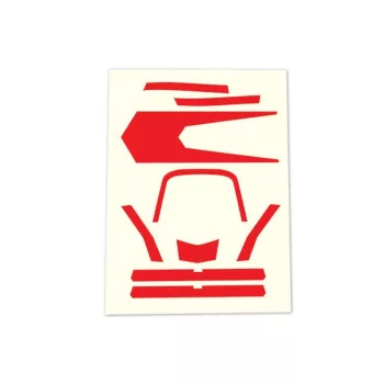 matricák neon piros