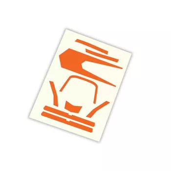 matricák neon narancssárga