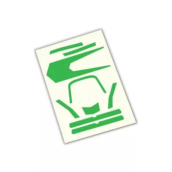 matricák neon zöld