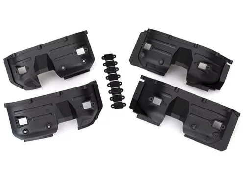Belső sárvédők elöl/hátul (2 db) és lámpaborítások (8 db) TRAXXAS TRX-4 Defender