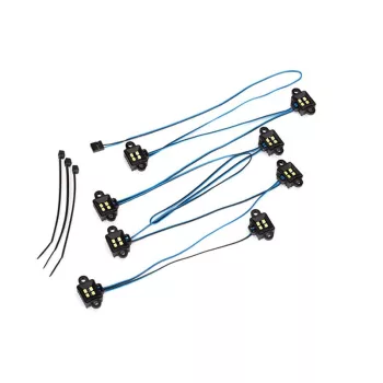   LED sziklavilágítás készlet (TRX8028, 8018, 8072 vagy 8080 szükséges hozzá) TRAXXAS TRX-4 és 6
