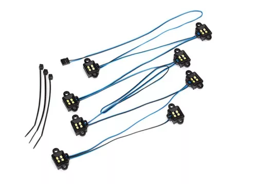 LED sziklavilágítás készlet (TRX8028, 8018, 8072 vagy 8080 szükséges hozzá) TRAXXAS TRX-4 és 6