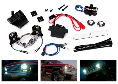 LED lámpa szett tápegységgel TRAXXAS TRX-4 Blazer, K10-hez