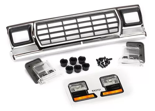 Hűtőrács és kiegészítők TRX8010 Karo TRAXXAS TRX-4 Bronco 1979-hez